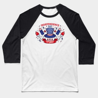 Independance Day Baseball T-Shirt